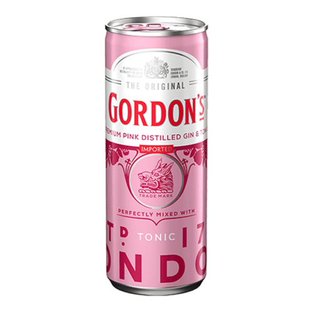 GORDONS PINK TONIC CAN 330ML